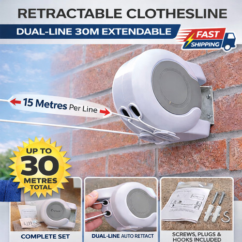 30m retractable washing - retractable,