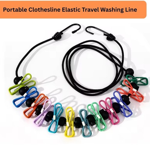 Portable clothesline elastic - portable,