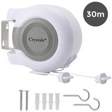 30m Retractable Clothes Reel