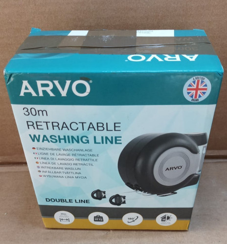 Retractable washing line wall - retractable,