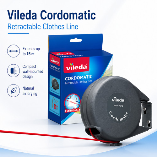15m retractable clothes - retractable, reel