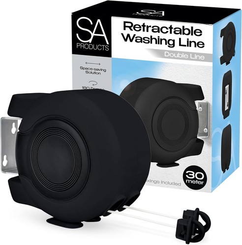 Retractable washing line - washing,