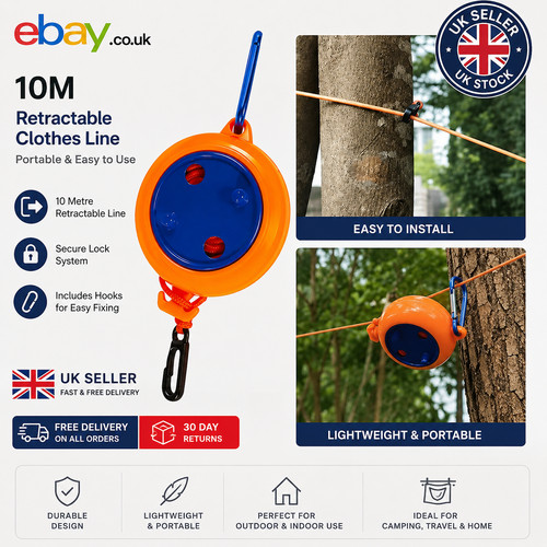 Travel camping washing line - washing,