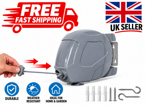 30m retractable clothes reel - 30m,