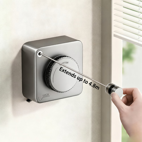 Retractable clothesline - retractable,